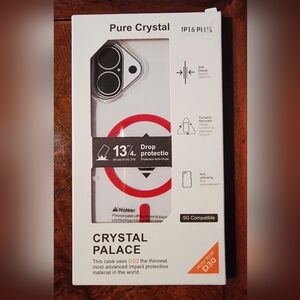 New Crystal Palace Slim Design Snap Case For iPhone 16 Plus